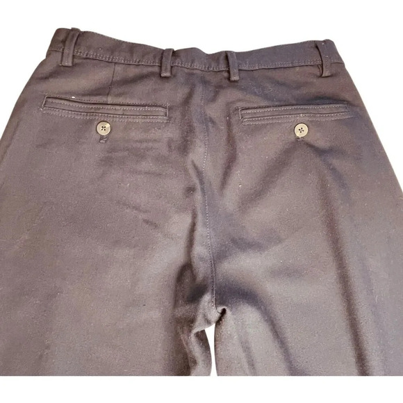 Zara High Waisted Tapered Leg Trouser Pants - Picture 9 of 10